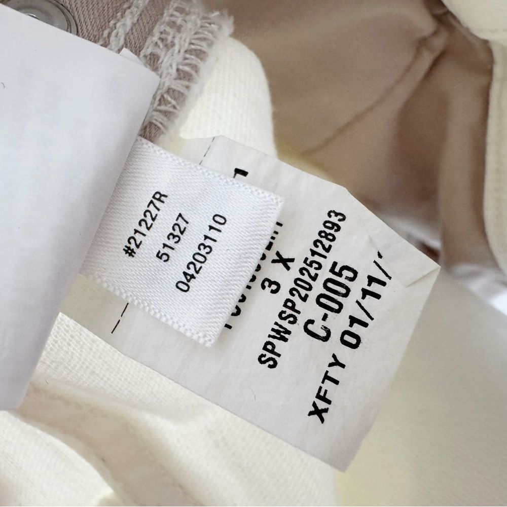 NEW SPANXshape EveryWear Wide Leg Jeans in Chalk Shaping Office Career Size 3X - Picture 13 of 13